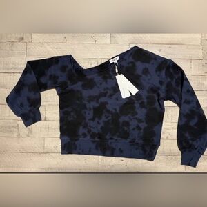 525 America Sweatshirt Womens Off the Shoulder